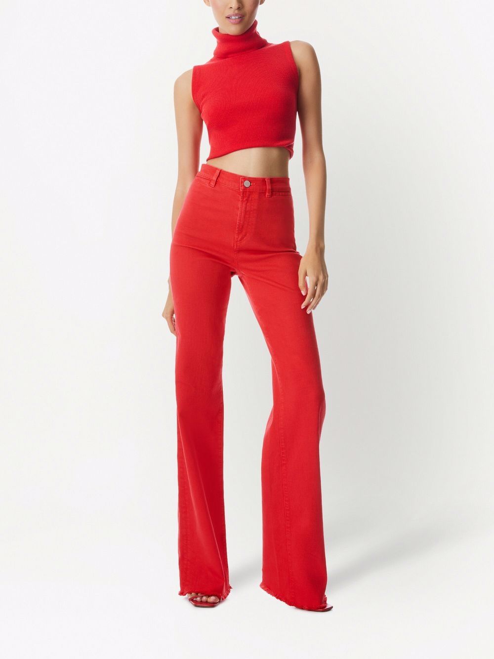 alice + olivia Tanktop met col - Rood