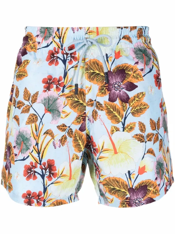 ETRO floral-print Swim Shorts - Farfetch