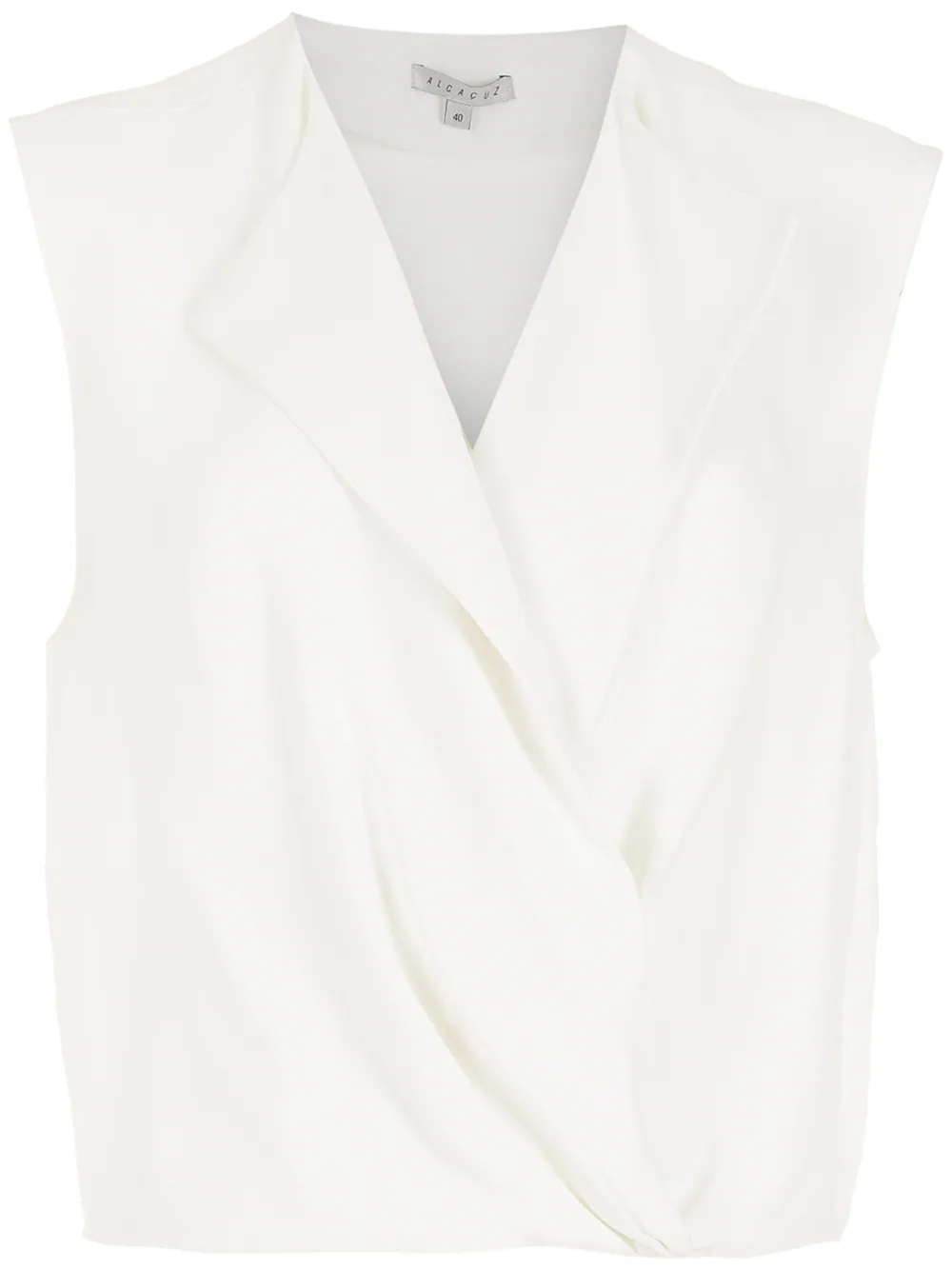 

Alcaçuz Castelo wrapped blouse - White