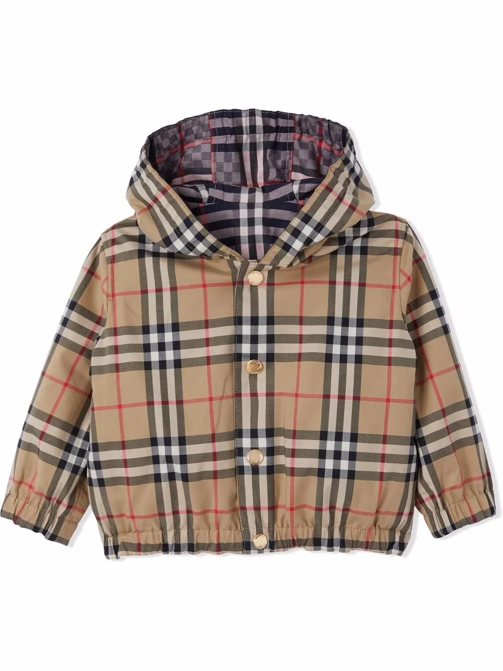 фото Burberry kids двусторонняя куртка в клетку vintage check