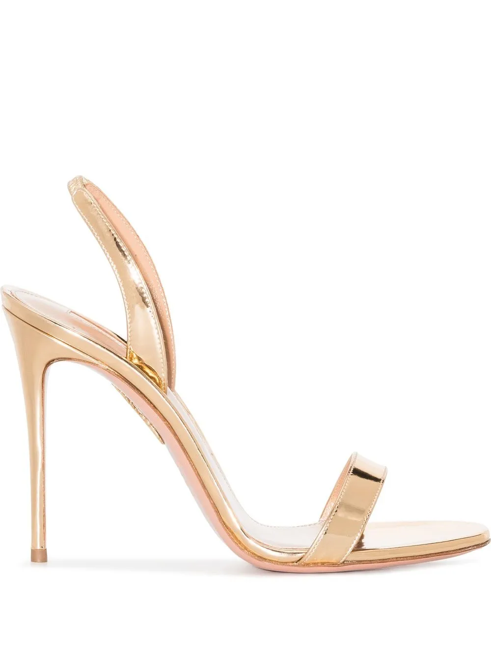 

Aquazzura So Nude 105mm sandals - Gold