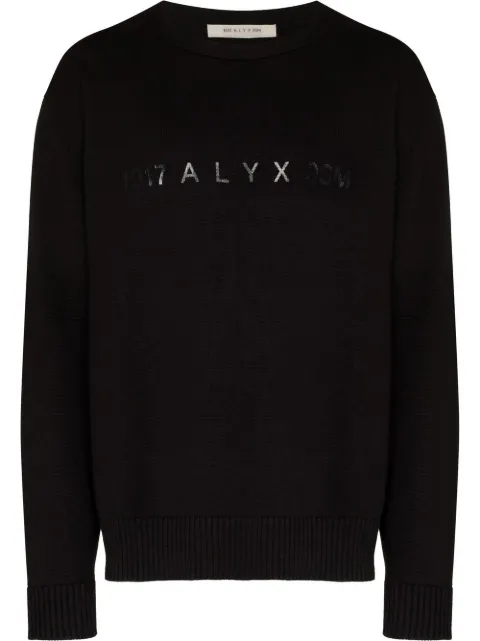 1017 ALYX 9SM logo-print long-sleeve sweatshirt