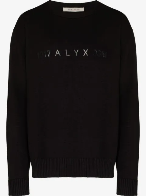 1017 ALYX 9SM logo-print long-sleeve sweatshirt