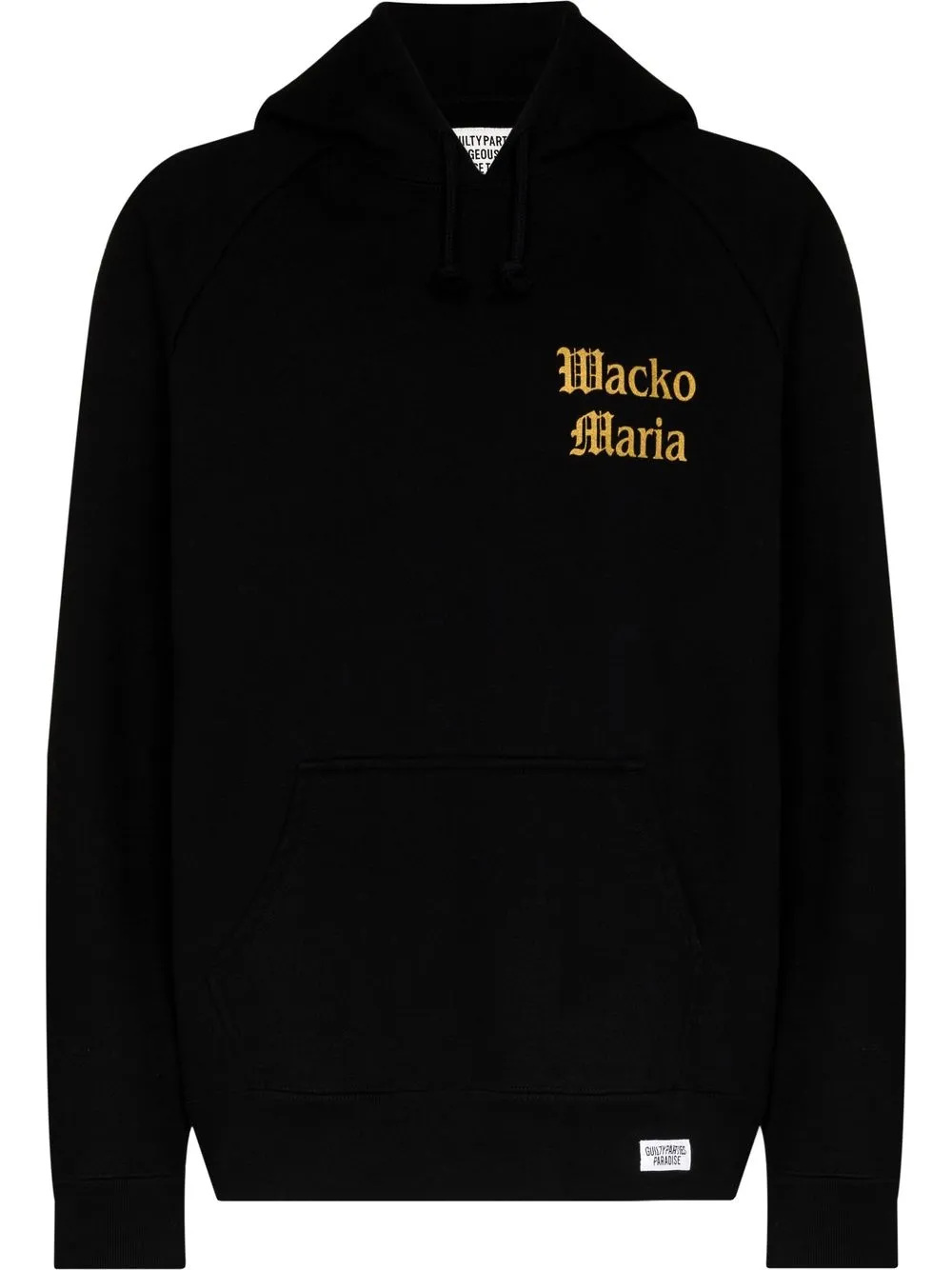 

WACKO MARIA Guilty Parties-print hoodie - Black