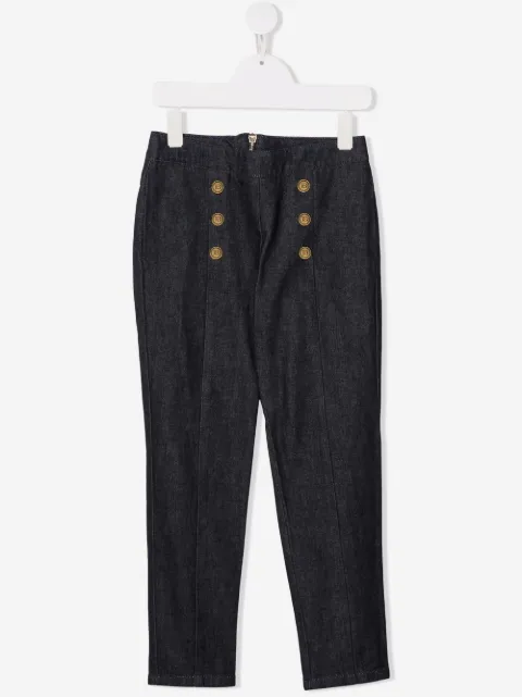 Balmain Kids pantaloni doppiopetto