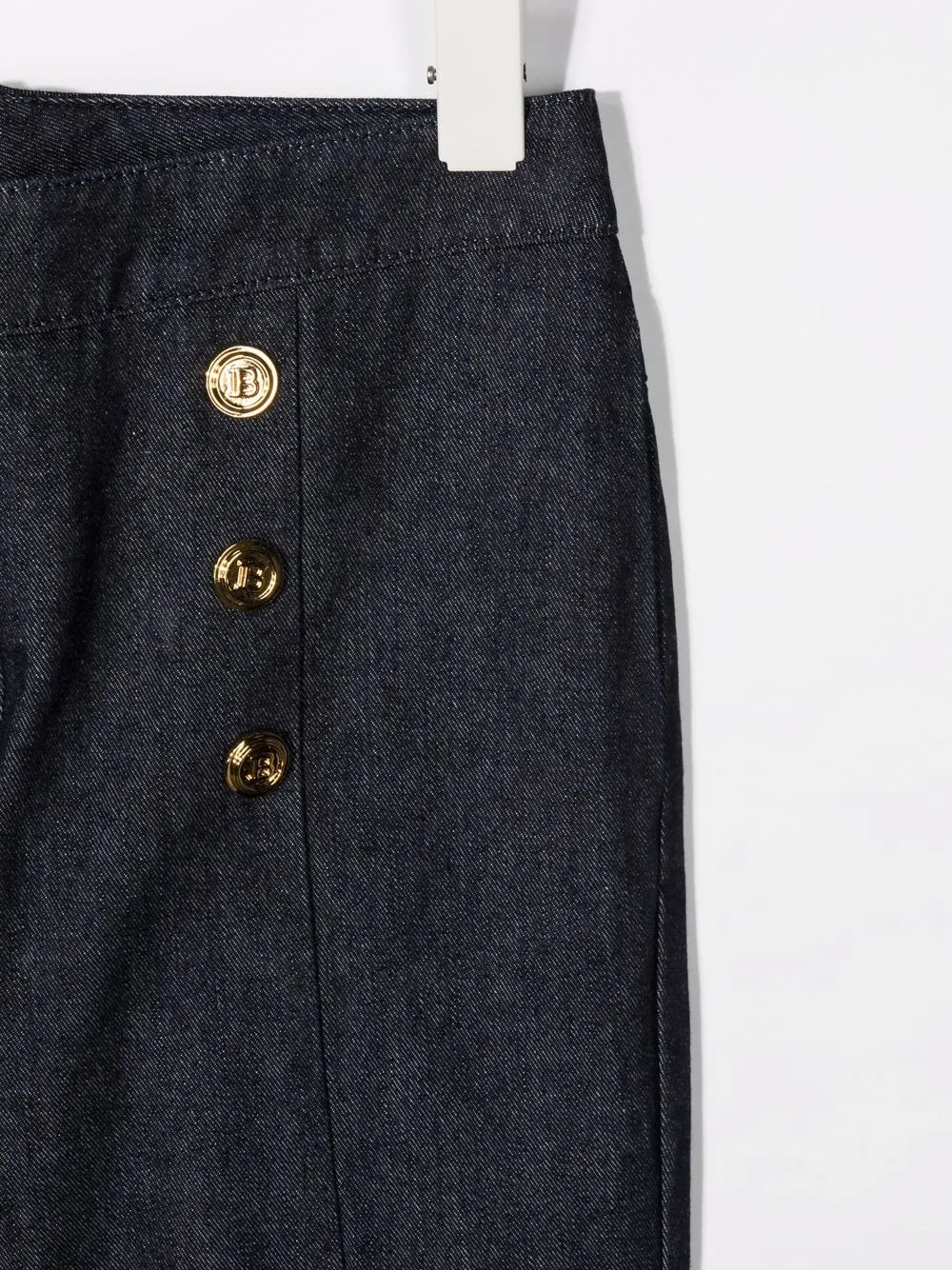  Balmain Kids Hose Mit Doppelreihiger Knopfleiste   Blau 