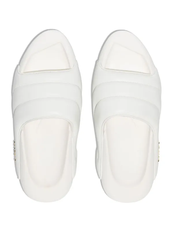 Balmain B-IT Quilted Leather Slides - Farfetch