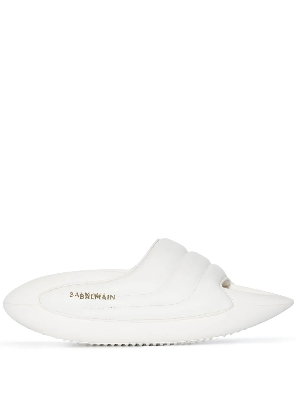 

Balmain flip flops capitonadas B-IT - Blanco