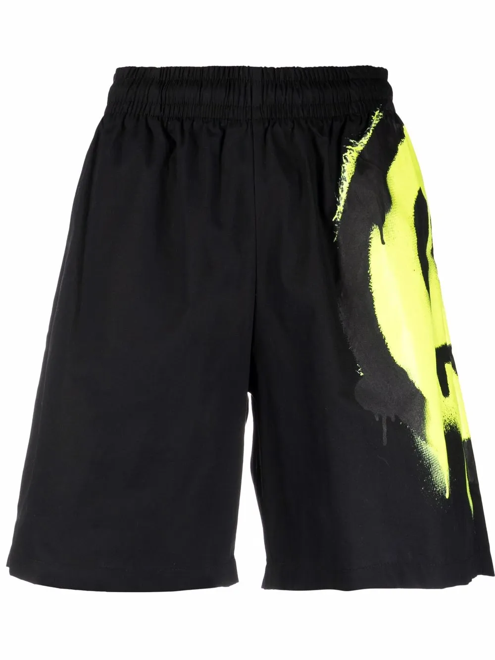 

BARROW logo-print cotton track shorts - Black