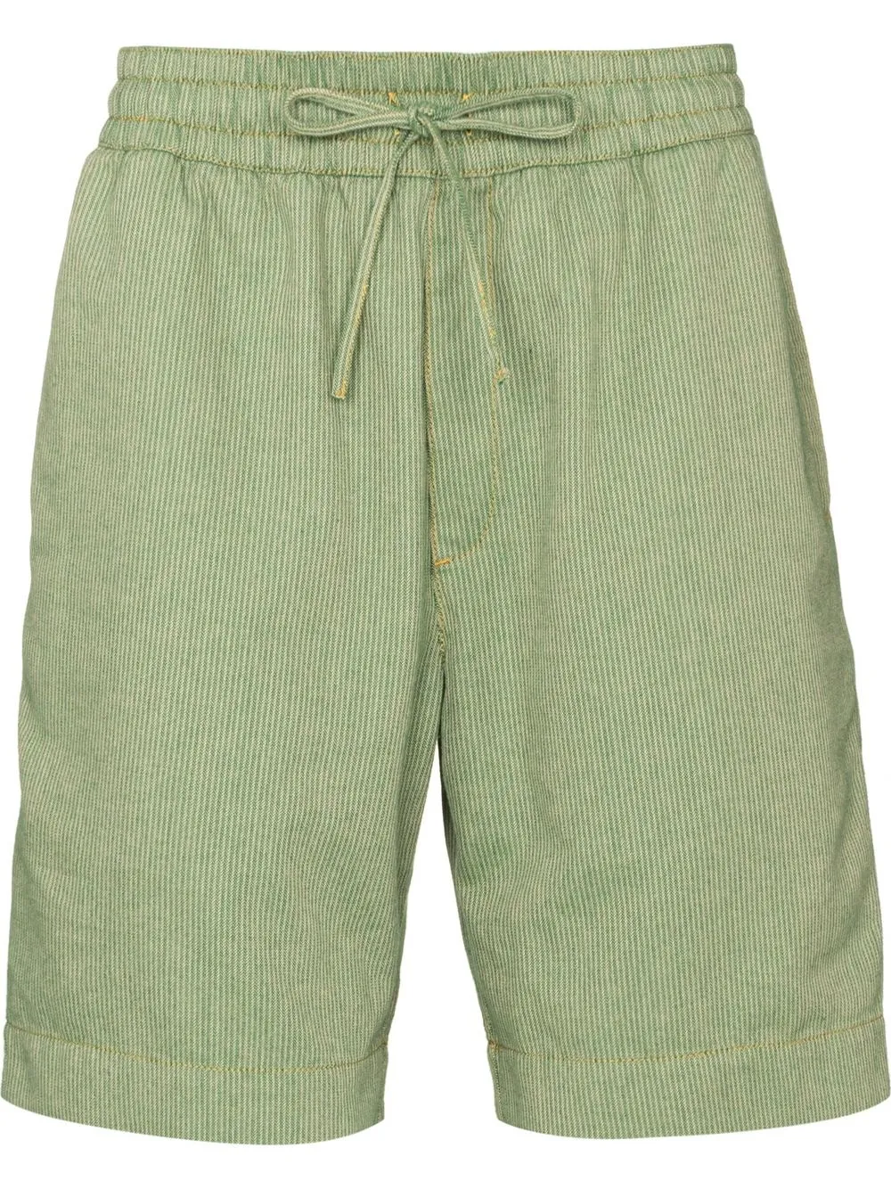 

YMC bermudas náuticas con rayas estampadas - Verde