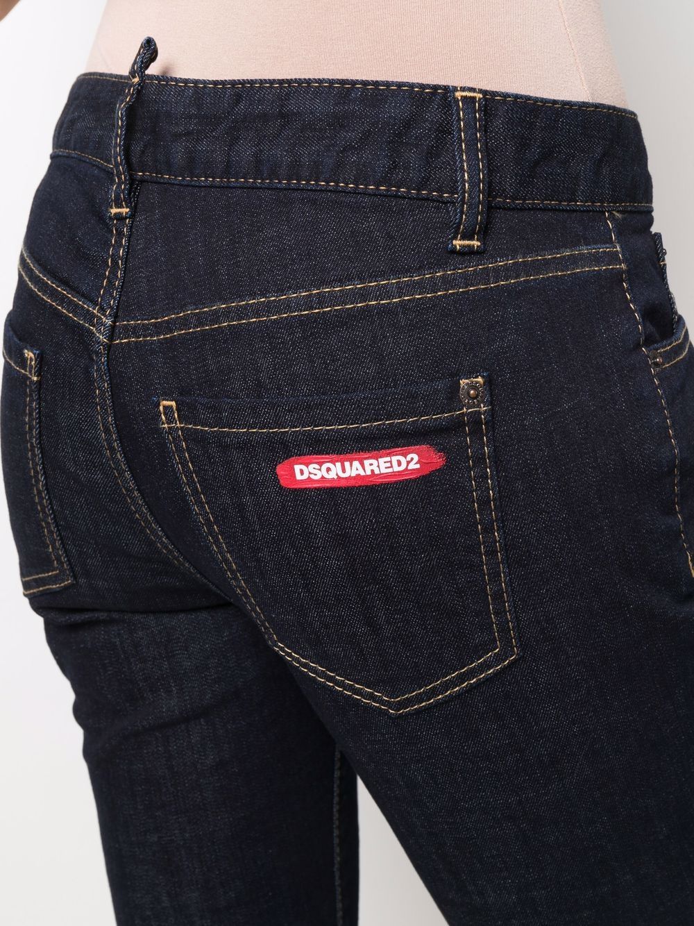 фото Dsquared2 укороченные джинсы bootcut