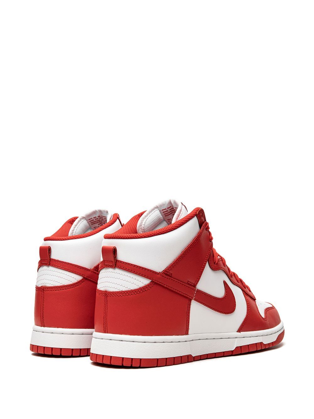 Shop Nike Dunk High "white/university Red" Sneakers
