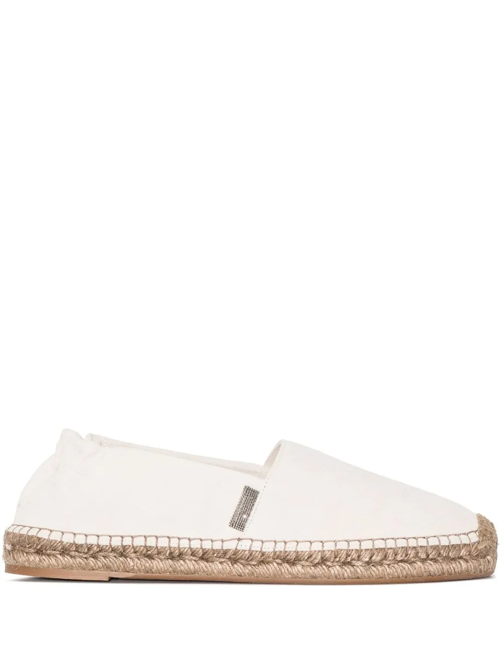 

Brunello Cucinelli patch-detail woven-raffia espadrilles - Neutrals