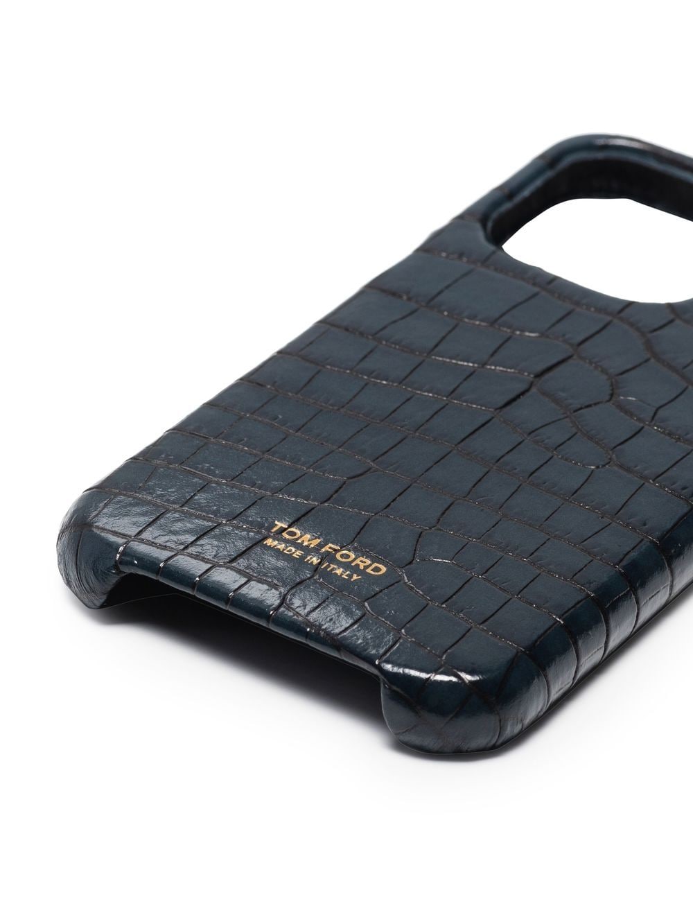 TOM FORD crocodile-embossed Leather iPhone 13 Case - Farfetch