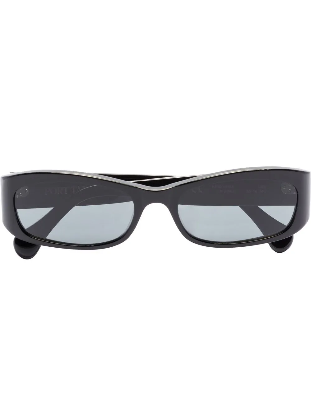 

Port Tanger Leila rectangular-frame sunglasses - Black