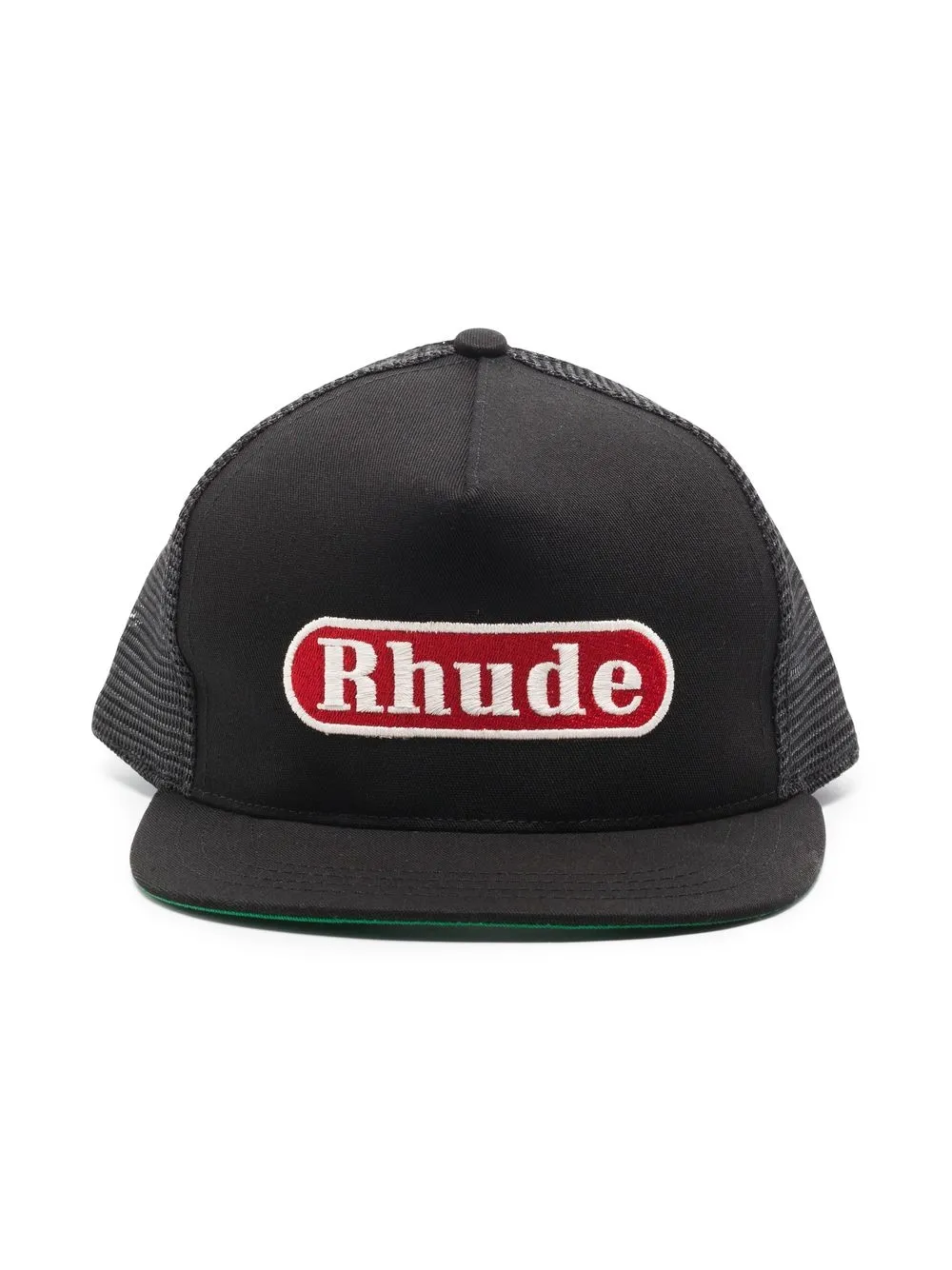 

Rhude gorra con parche del logo - Negro