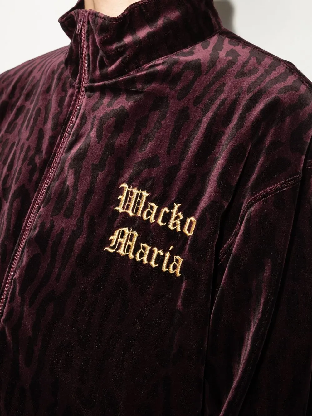 WACKO MARIA logo-embroidered Track Jacket - Farfetch