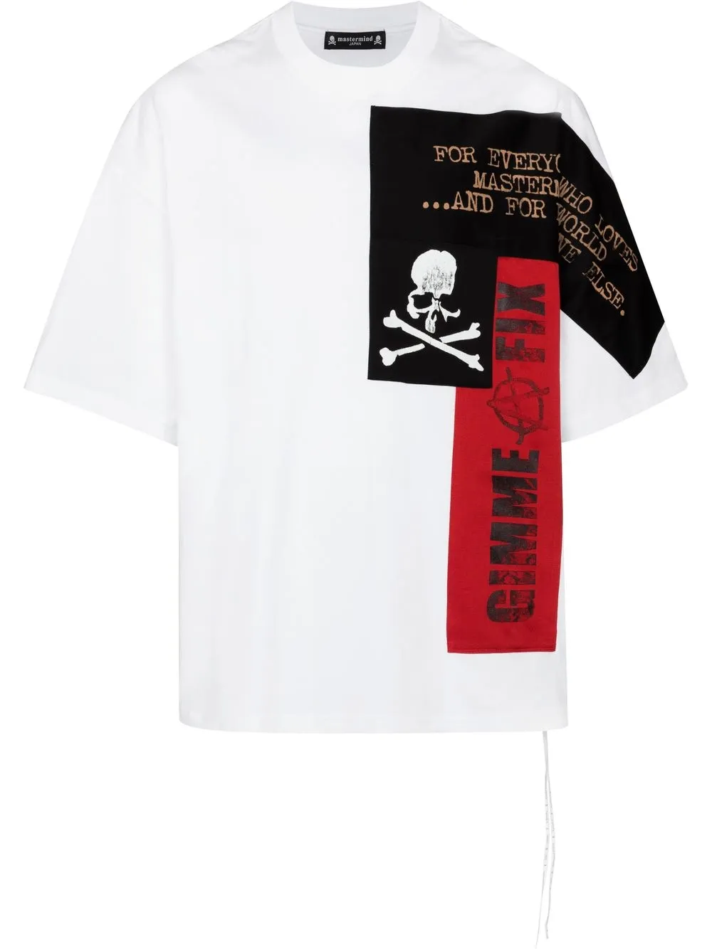 

Mastermind Japan playera Punk Type 2 con logo estampado - Blanco