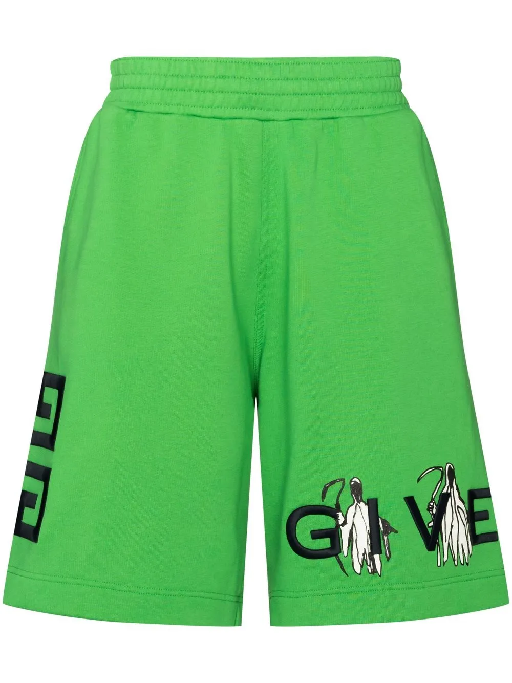 

Givenchy shorts con logo bordado - Verde