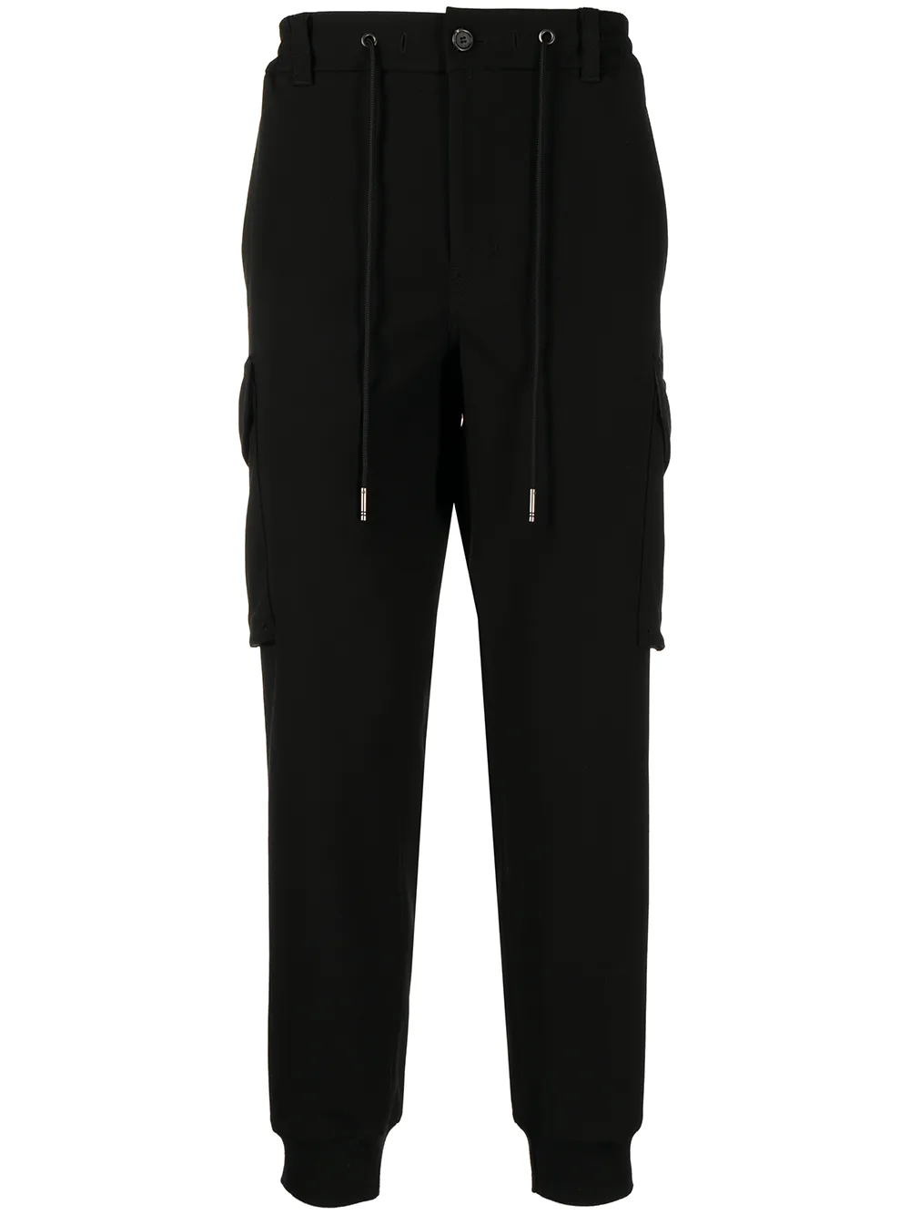 

SONGZIO slim cargo track pants - Black