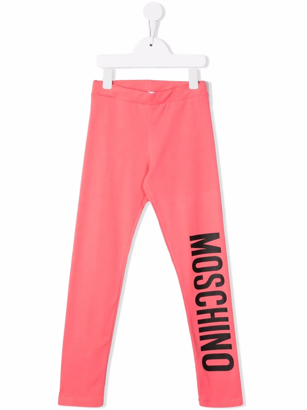 Moschino Kids легинсы с логотипом