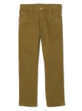 Bonpoint corduroy straight-leg trousers - Green