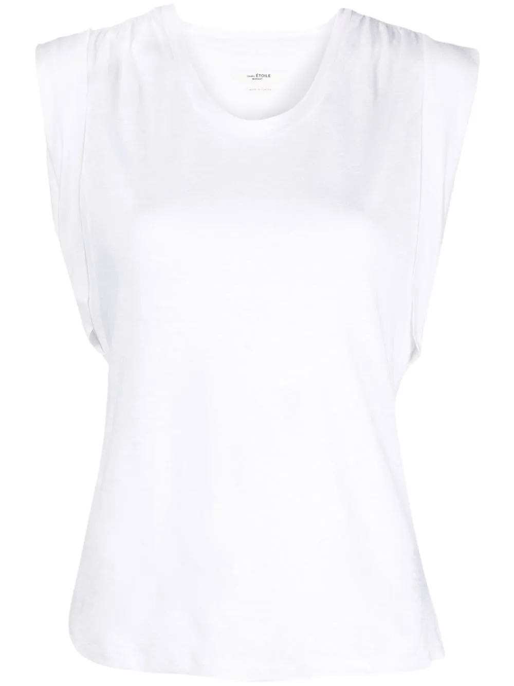 

Isabel Marant Étoile playera sin mangas - Blanco