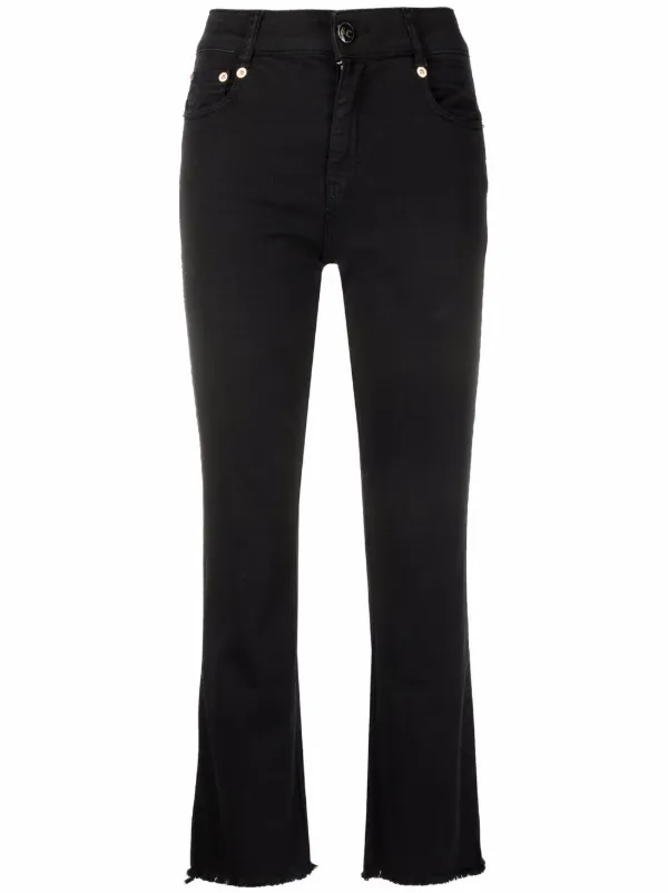 Semicouture Pantalones Acampanados Con Tiro Medio - Farfetch
