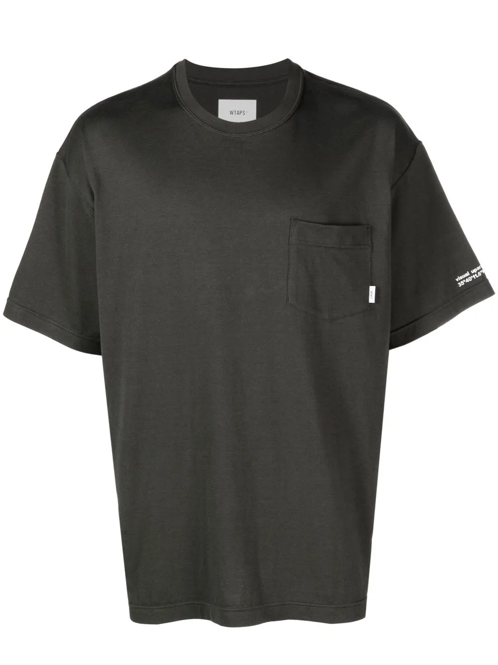 

WTAPS drop shoulder T-shirt - Black