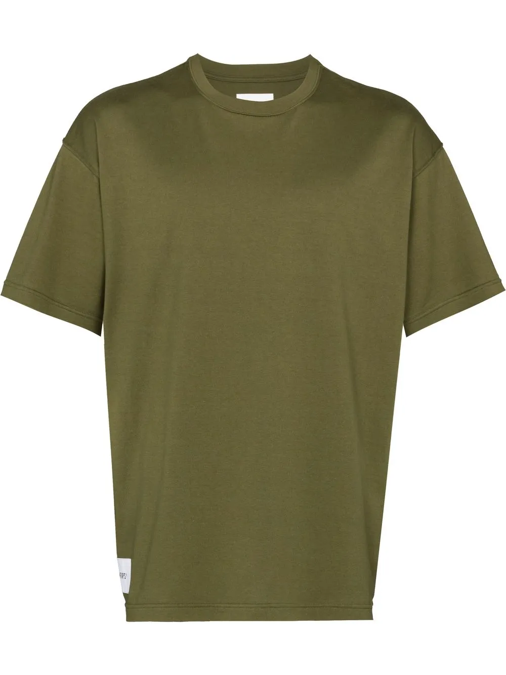 

WTAPS playera con parche del logo - Verde