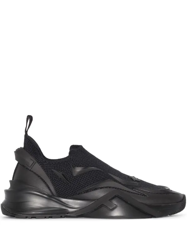 FENDI slip on low top Sneakers Black FARFETCH IE