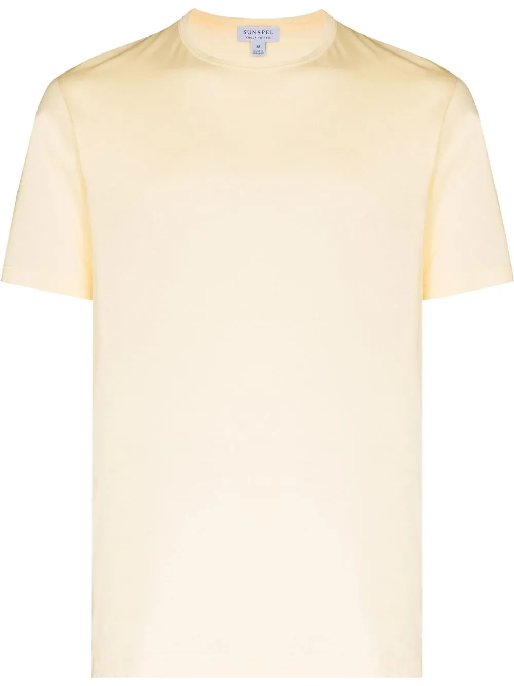 

Sunspel crewneck cotton T-shirt - Yellow