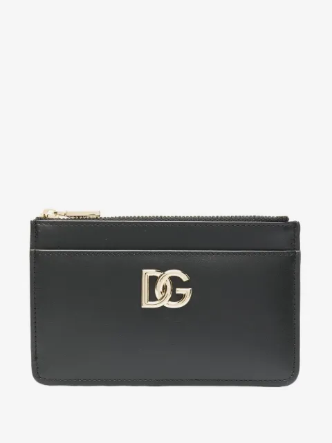 Dolce & Gabbana calfskin card holder with DG logo
