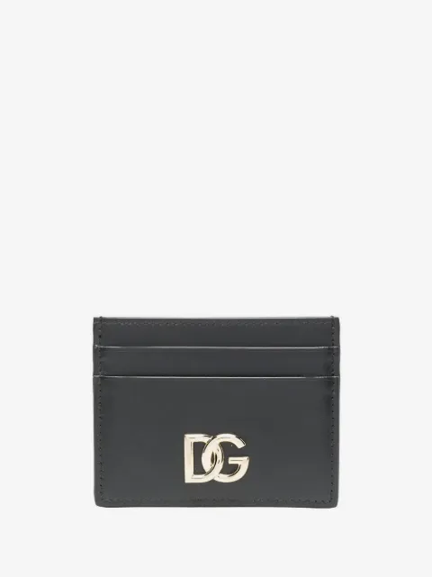 Dolce & Gabbana calfskin card holder with DG logo
