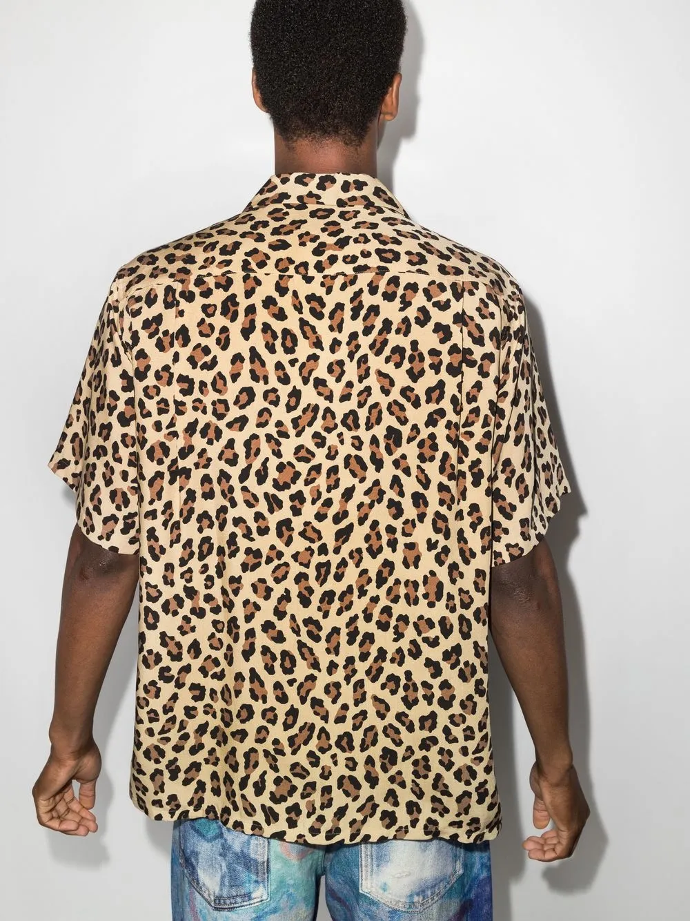 WACKO MARIA Leopard Print short-sleeve Shirt - Farfetch