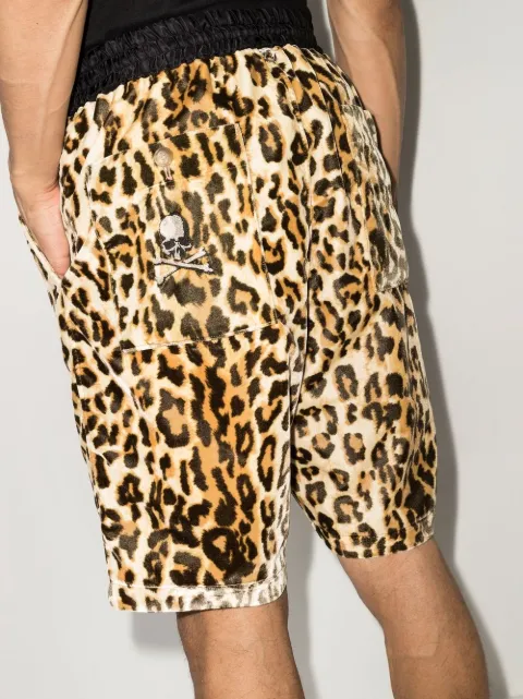 Mastermind Japan leopard-print Bermuda 
