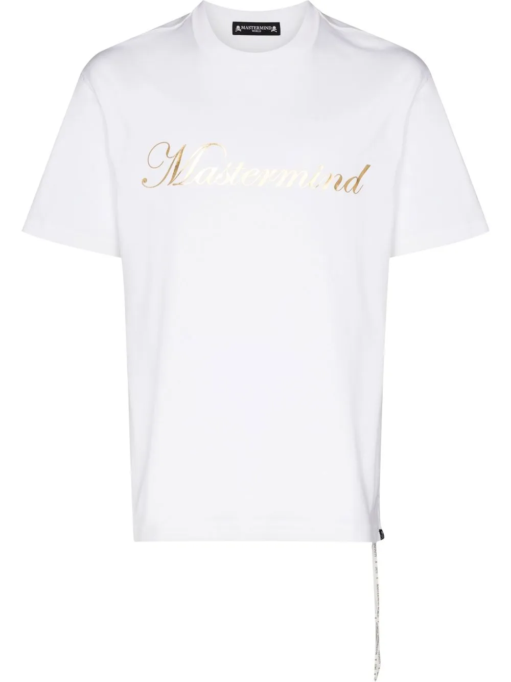 

Mastermind Japan Love and Peace skull print T-shirt - White