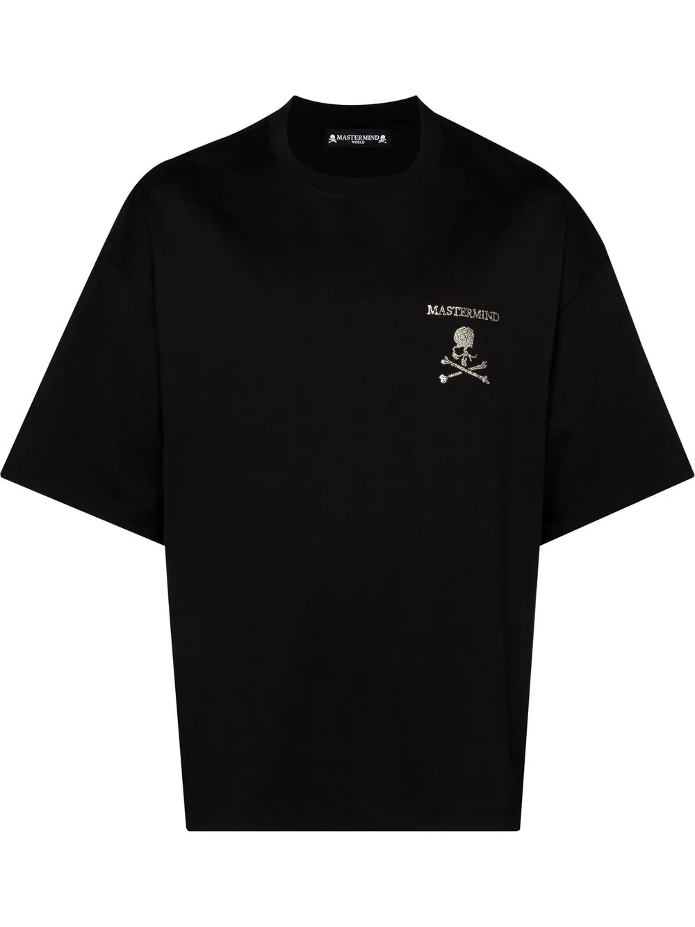 

Mastermind Japan playera con logo Swarovski - Negro