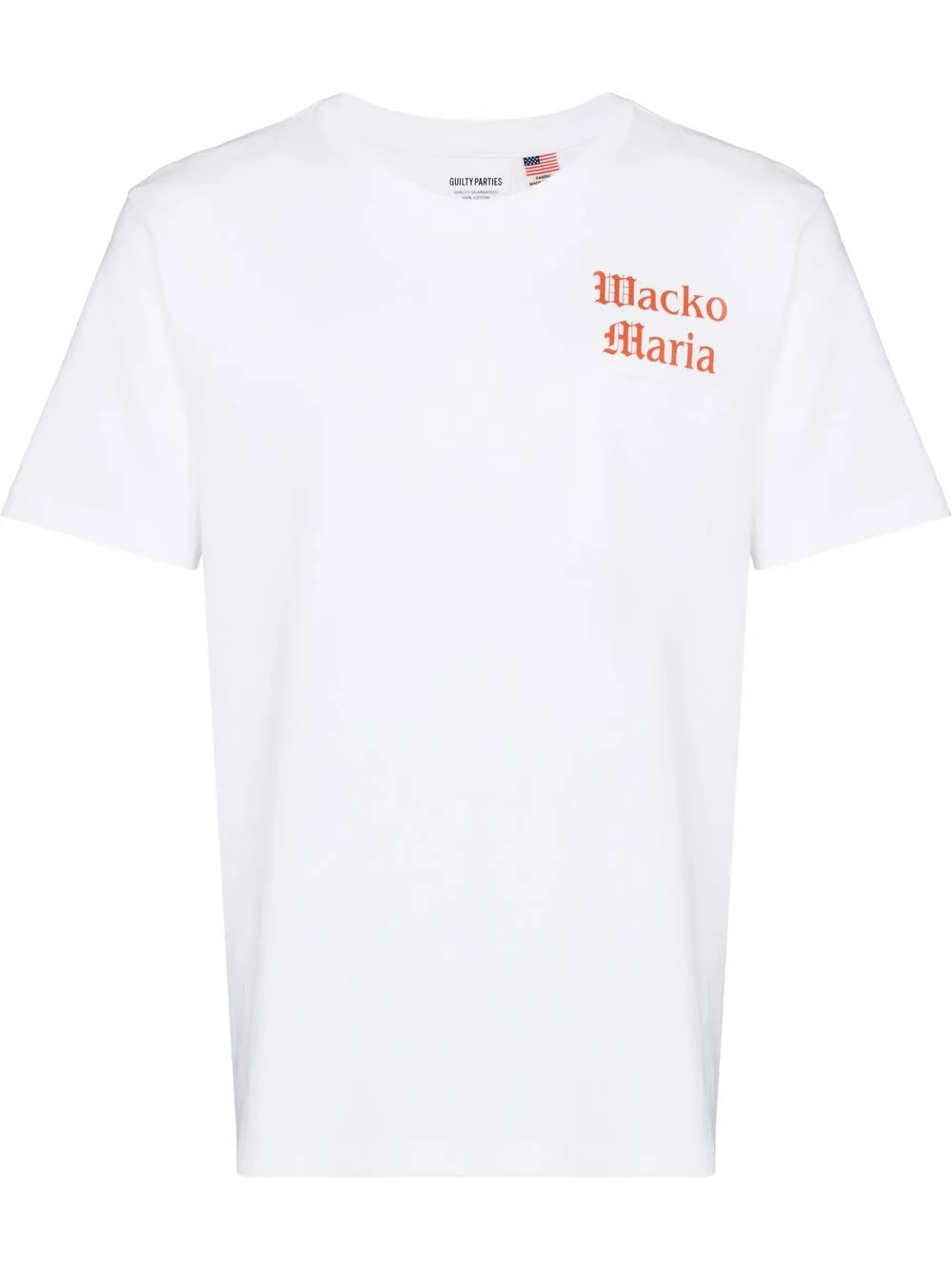 

WACKO MARIA playera con eslogan estampado - Blanco