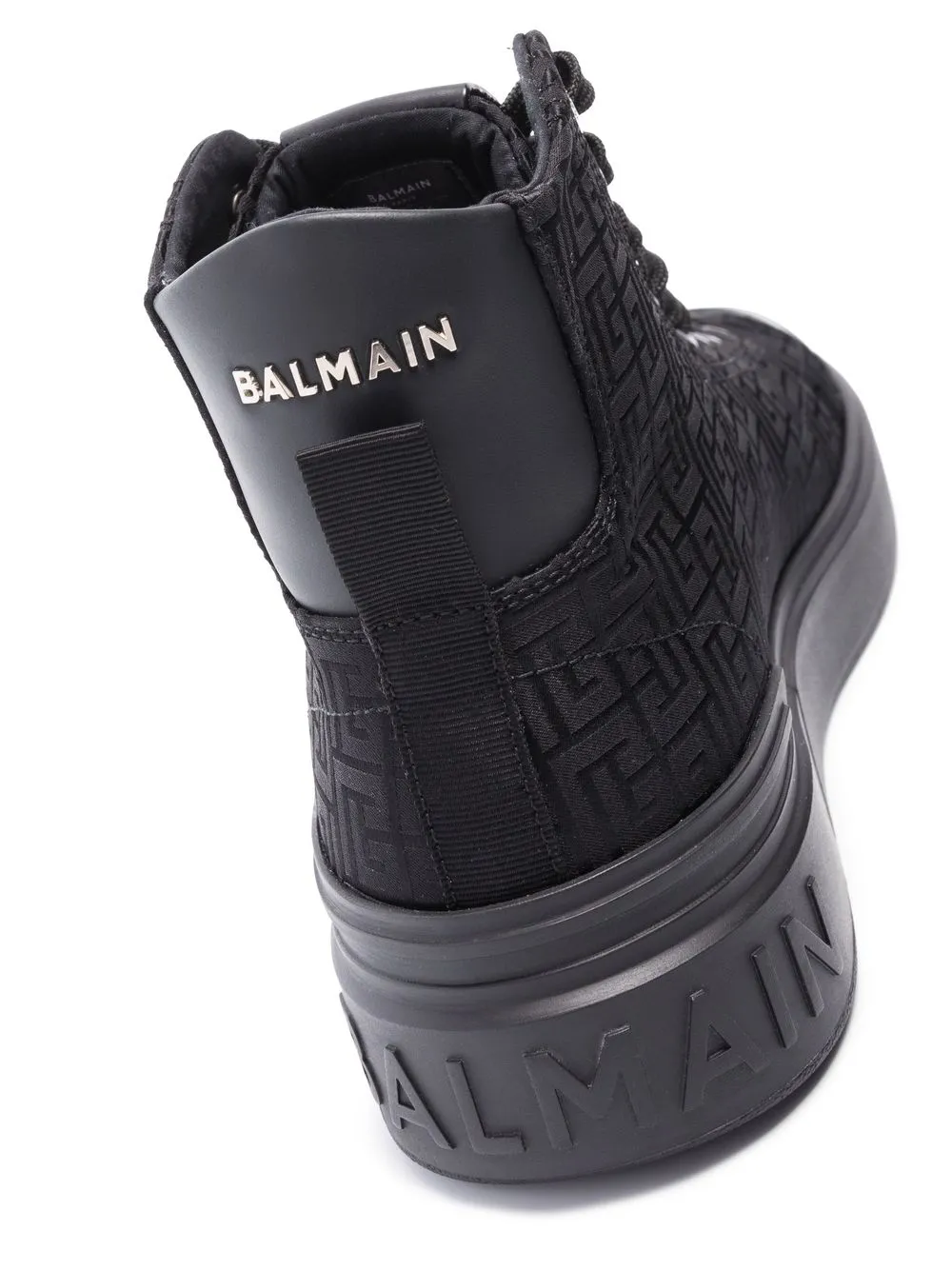 Balmain B-Court high-top sneakers - Zwart