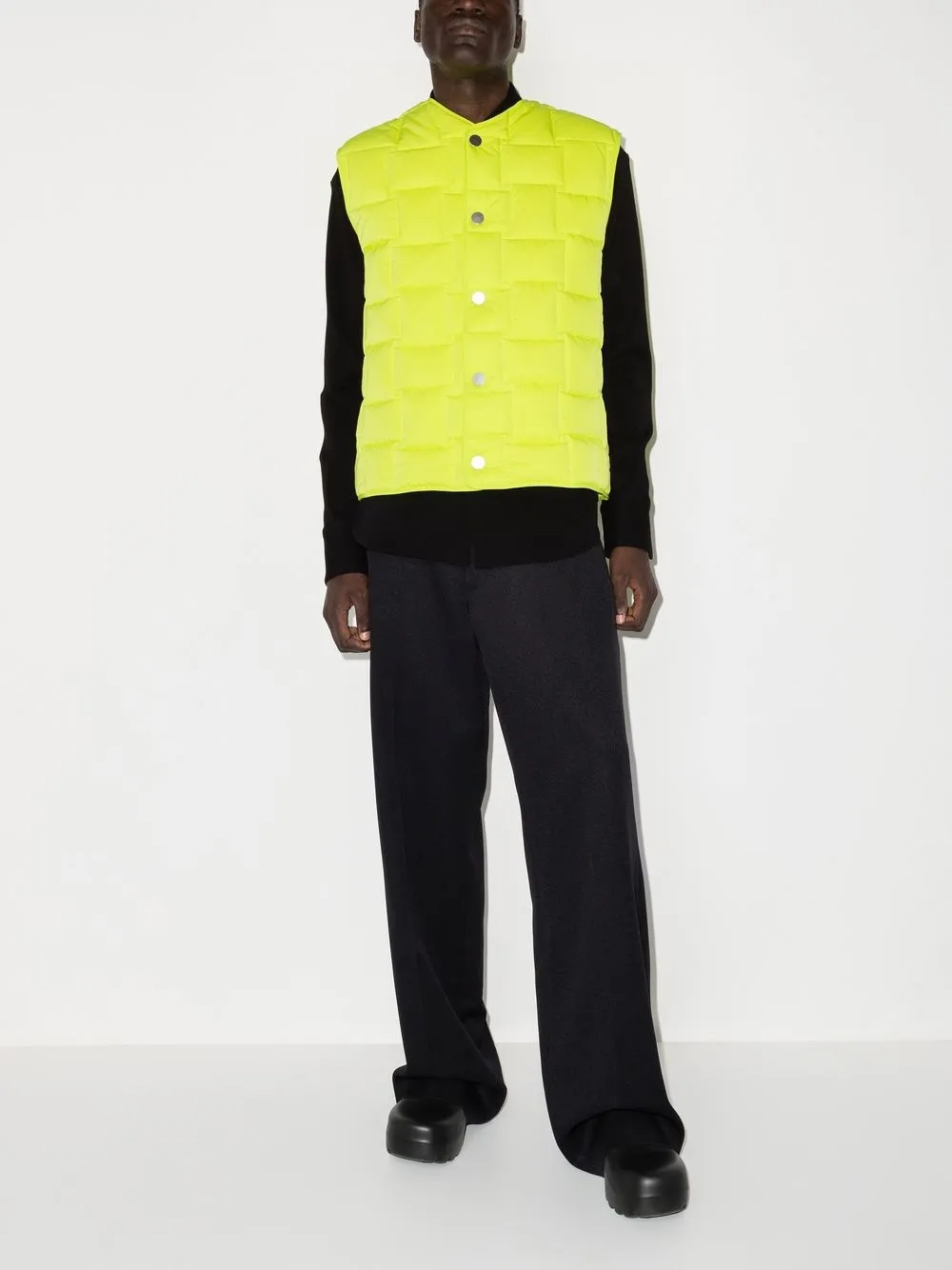Bottega Veneta Bodywarmer met drukknopen - Groen