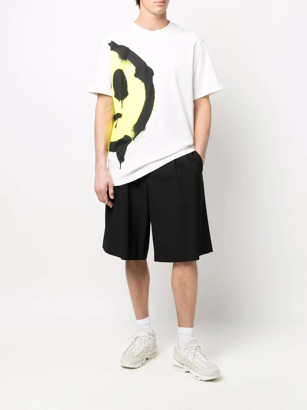 BARROW T-shirt met logoprint - Wit