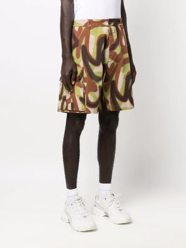 Dsquared2 ディースクエアード ペイント カーゴショーツ - FARFETCH