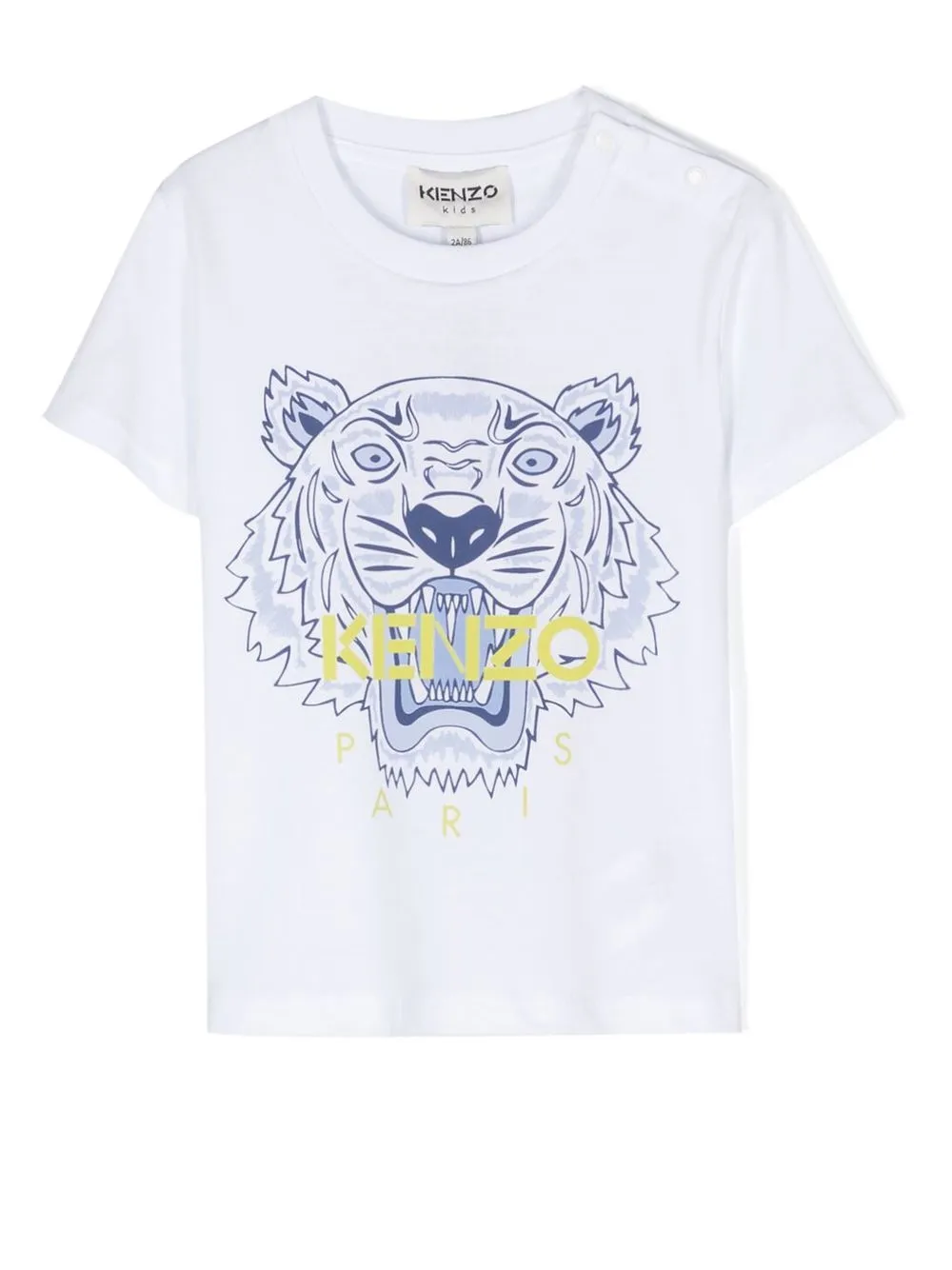 

Kenzo Kids playera con motivo Tigre - Blanco