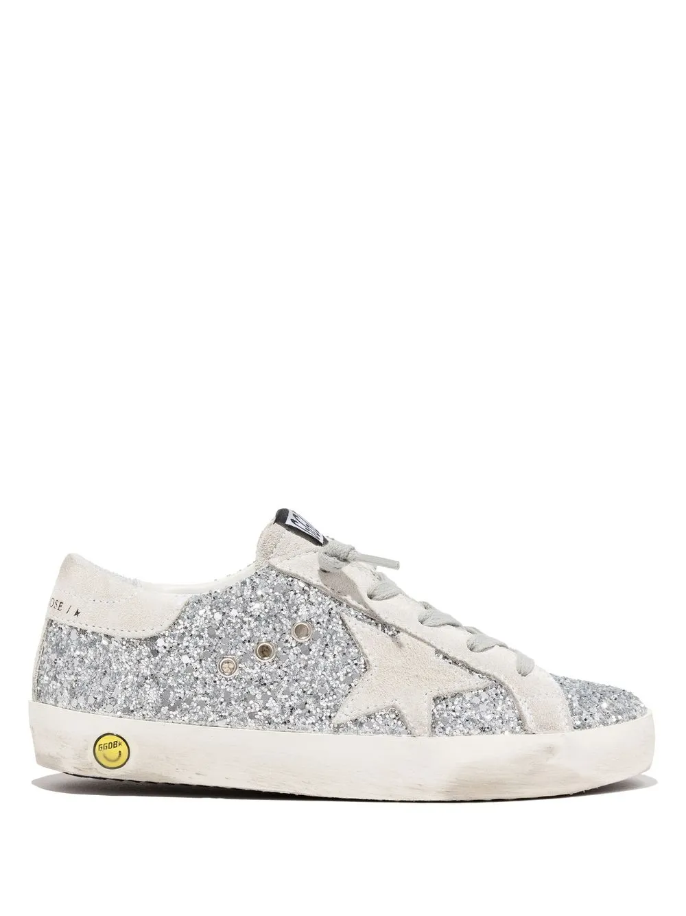 

Golden Goose Kids tenis bajos Super-Star - Plateado