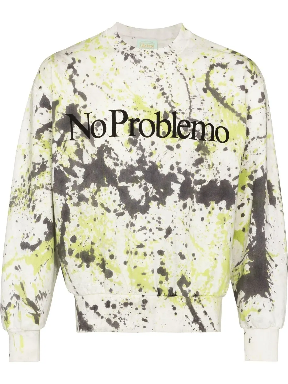 

Aries sudadera No Problemo con pintura estampada - Neutro