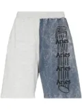 Aries colour-block track shorts - Blue