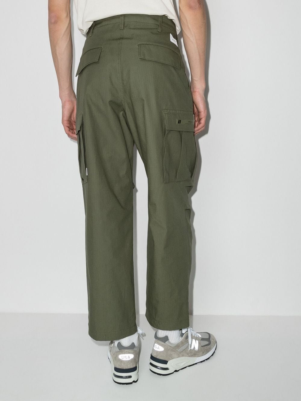 Wtaps Jungle Straight Leg Cargo Trousers In Green | ModeSens