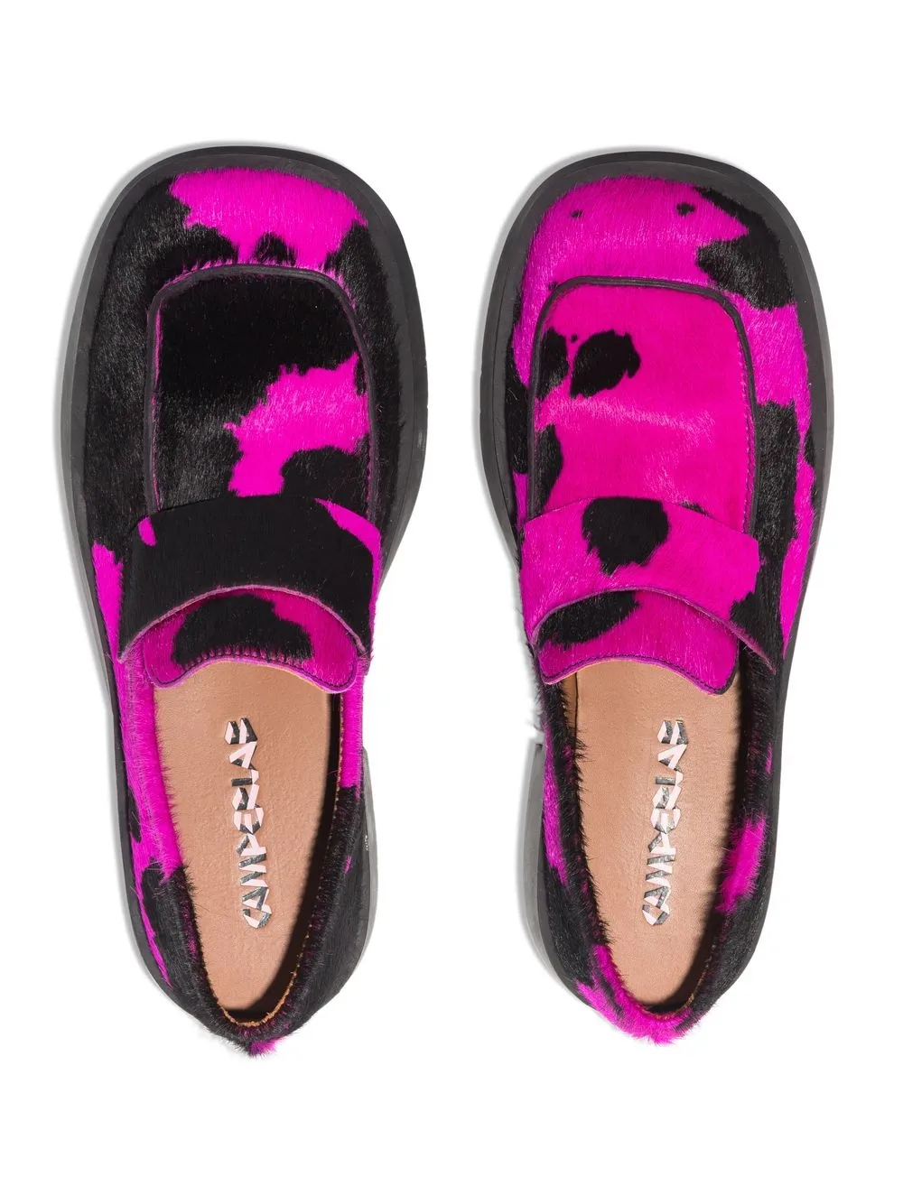 CamperLab 1978 cowprint Loafers Farfetch