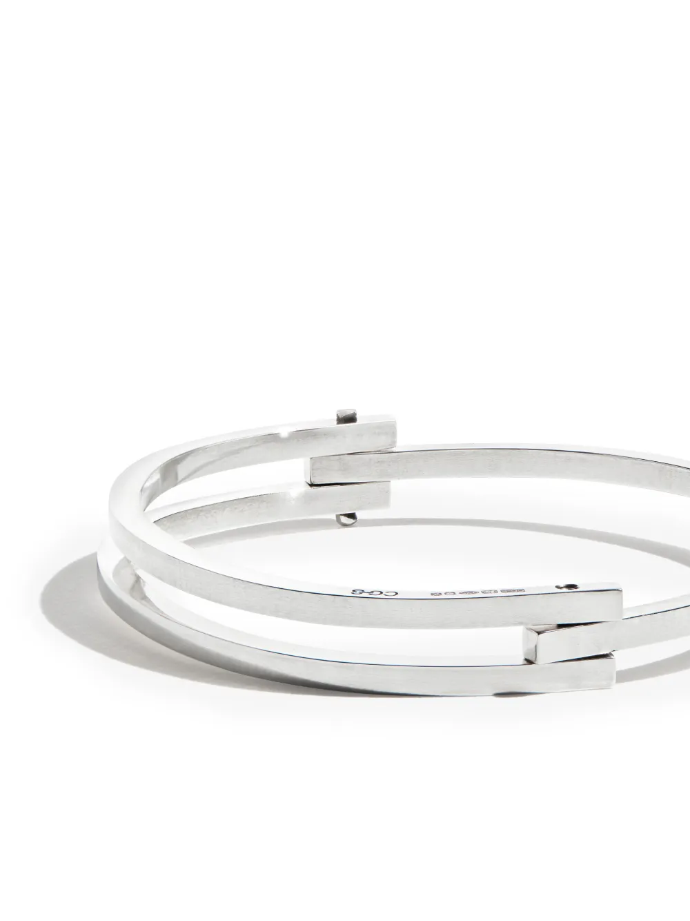 CCSteding Hinged Double Cuff Bracelet Farfetch